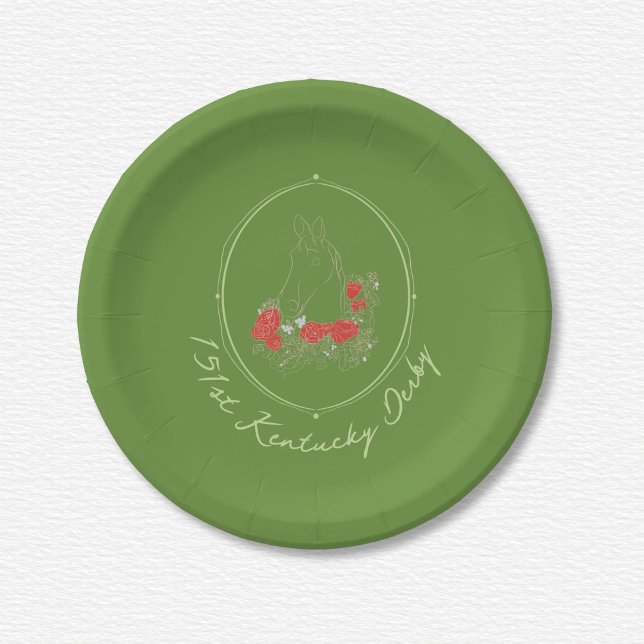 Kentucky Derby Paper Plates (Creator Uploaded)
