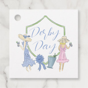 Kentucky Derby Party Favour Gift Tag