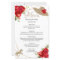 Kentucky Derby Red Roses Wedding Menu 