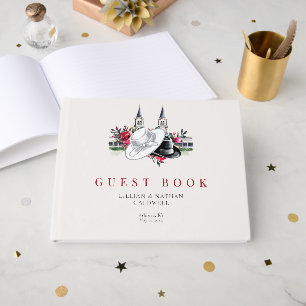 Kentucky Derby Spires Wedding Bridal Shower Roses Guest Book