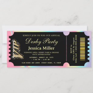Kentucky Derby VIP Ticket Invitation