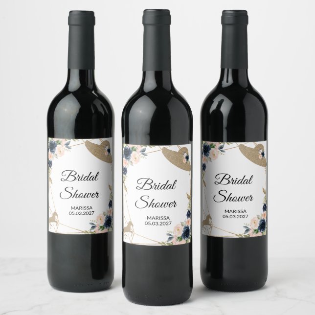 Kentucky Derby Wedding  Personalized Label (Bottles)