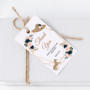 Kentucky Derby Wedding Thank You Gift Tags
