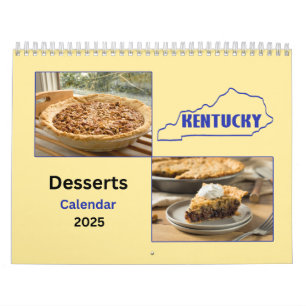Kentucky Desserts 12 Month Calendar