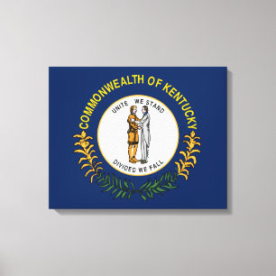 Kentucky flag canvas print