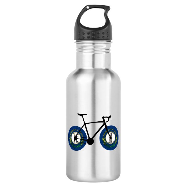 Kentucky Flag Cycling 532 Ml Water Bottle (Front)
