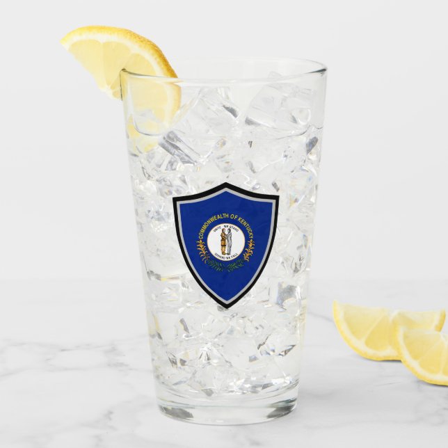 Kentucky flag glass (Front Ice)