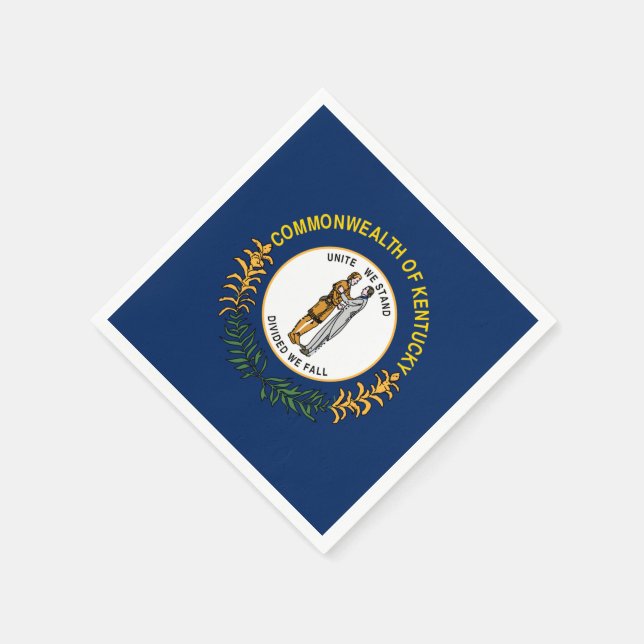 Kentucky flag napkin (Corner)