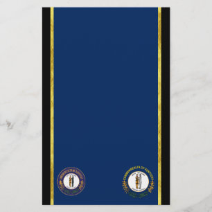 Kentucky flag stationery