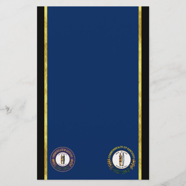 Kentucky flag stationery (Front)