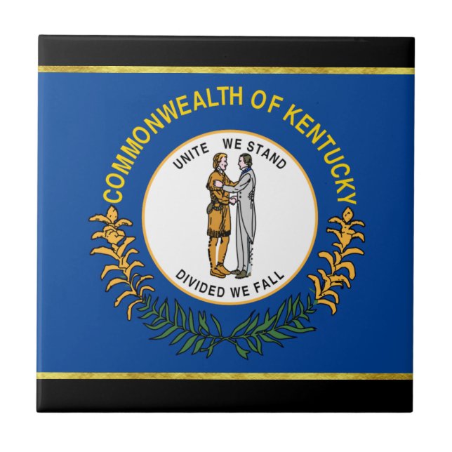 Kentucky flag tile (Front)