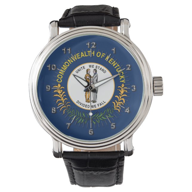 Kentucky flag watch (Front)