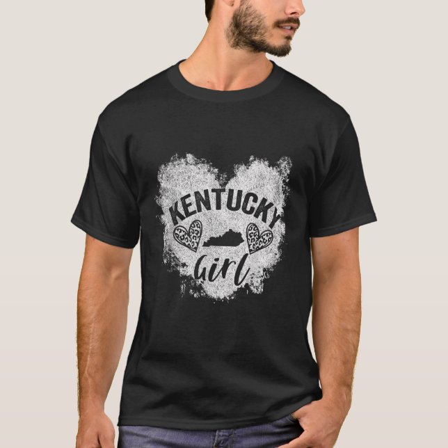 Kentucky Girl Funny Hometown Kentucky Home Kentuck T-Shirt (Front)