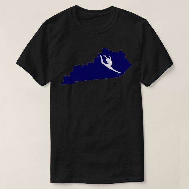 Kentucky Gymnastics KY Dance Team T-Shirt (Design Front)