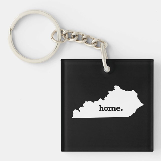 KENTUCKY HOME STATE -.png Key Ring (Front)