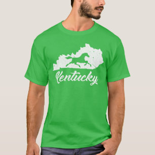 Kentucky Horse Park I Map State Horse Racing frien T-Shirt