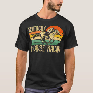 Kentucky Horse Racing Fan Retro Derby Racing Festi T-Shirt