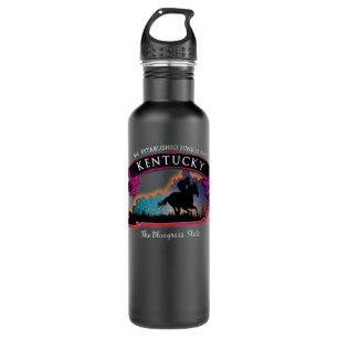 Kentucky Horse Racing Souvenir 710 Ml Water Bottle