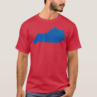 Kentucky  I Blue Leather Bourbon State Gift  T-Shirt