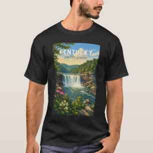 Kentucky Illustration Travel Art Vintage T-Shirt