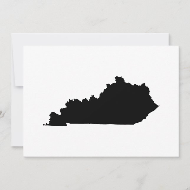 Kentucky in Black and White Invitation (Front)