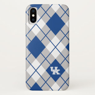 Kentucky Kentucky Argyle Pattern iPhone X Case