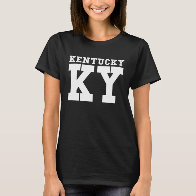 Kentucky  KY  Minimalistic Pocket  Classic T-Shirt (Front)