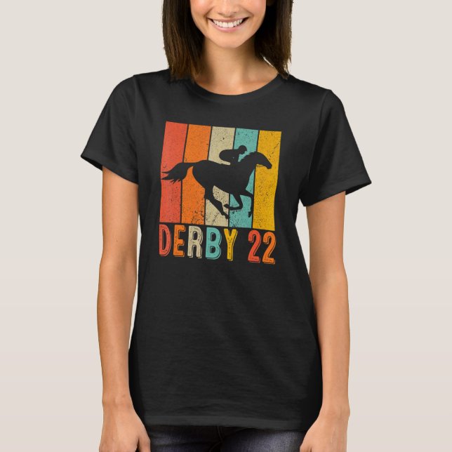 Kentucky Ky Racing 2022 Derby Day Rider Horse Raci T-Shirt (Front)