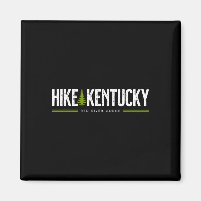Kentucky Ky Red River Gorge Hike Tree Retro Graphi Magnet (Front)