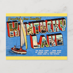 Kentucky Lake Greeting Postcard