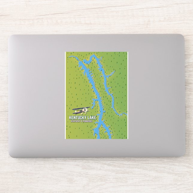 Kentucky Lake USA MAp (Computer)