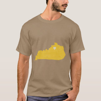 Kentucky Love in Yellow Oversized T-Shirt