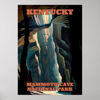 Kentucky Mammoth Cave National Park V02 Poster