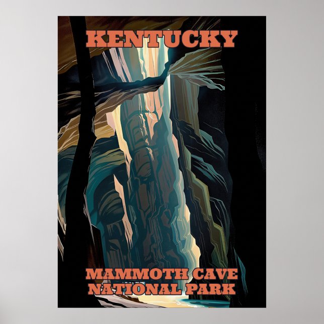 Kentucky Mammoth Cave National Park V02 Poster (Front)