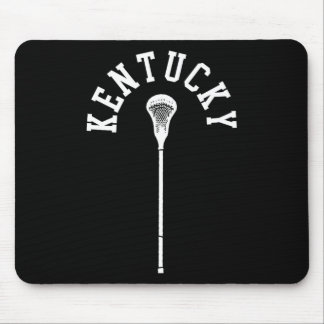 Kentucky Minimalist Vertical Lacrosse Stick Retro  Mouse Mat
