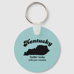 Kentucky Motto - Gettin Lucky Key Ring