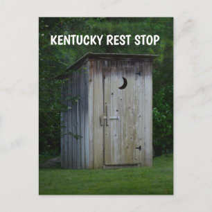 KENTUCKY OUTHOUSE Funny postcard