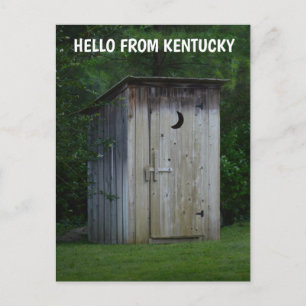 KENTUCKY OUTHOUSE PHOTOGRAPHY postcard