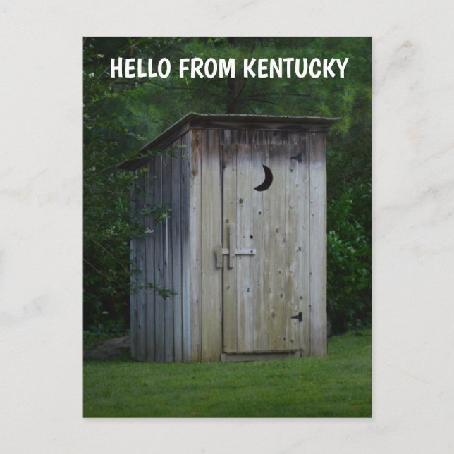 KENTUCKY OUTHOUSE PHOTOGRAPHY postcard (Front)