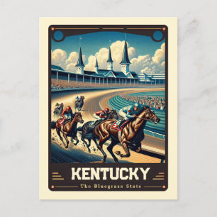 Kentucky   Patriotic Spirit Vintage Postcard