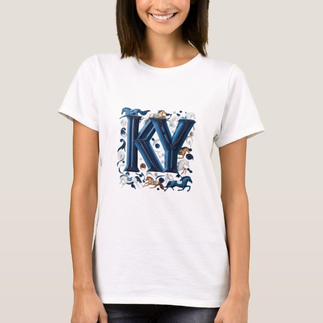 Kentucky Pride: Horse Lover’s T-Shirt (Front)