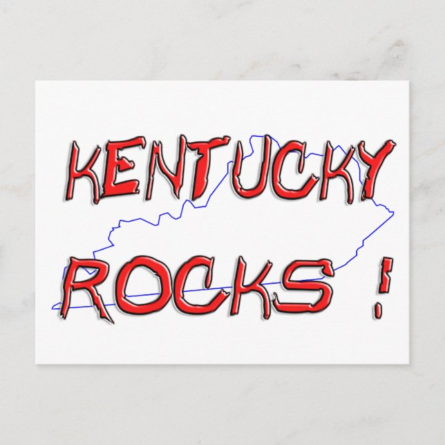 Kentucky ROCKS Postcard (Front)
