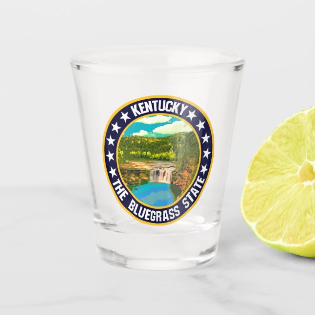 Kentucky                                           shot glass (Front)