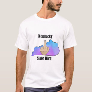 Kentucky state bird t-shirt middle finger colour