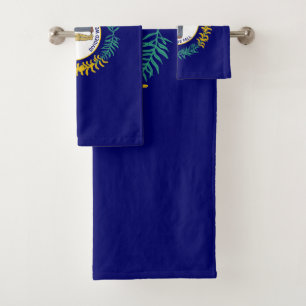 Kentucky State Flag Bath Towel Set
