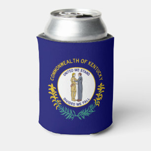Kentucky State Flag Can Cooler