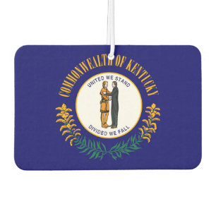 Kentucky State Flag Design Car Air Freshener