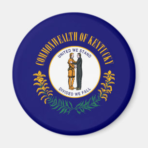 Kentucky State Flag Design Magnet