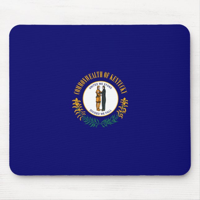 Kentucky State Flag Design Mouse Mat (Front)