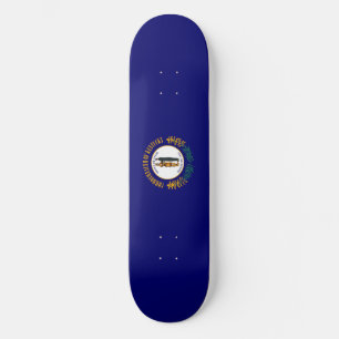 Kentucky State Flag Design Skateboard